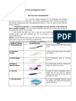 Tools and Equipment in Nail Care