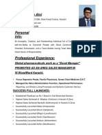 Arif Rehman Alvi CV