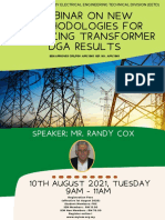 Webinar On New Methodologies For Analyzing Transformer Dga Results