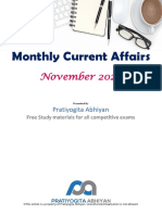 Monthly Current Affairs: November 2020