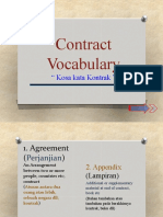 Contract Vocabulary