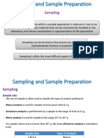 Sampling and Sample Preparation