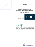 U1_Cadena de suministros, Logística, eficiencia y Selección de Proveedores (1)