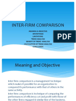 Inter-Firm Comparison Benefits & Trend Analysis