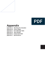 Essential Appendix Info