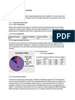 TASK 1 (A) Organization Summary: Customer Base