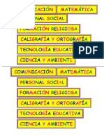 Nombres Cursos