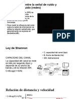 Comparacion Entre La Señal de Ruido y Portadora de Ruido (Redes)