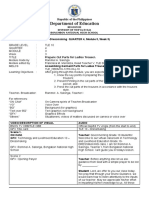 Tle 10 Dressmaking Script For Virtual Classroom Preparing Cut Parts