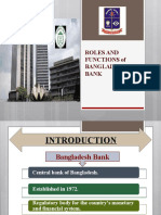 ROLES AND FUNCTIONS of BANGLADESH BANK