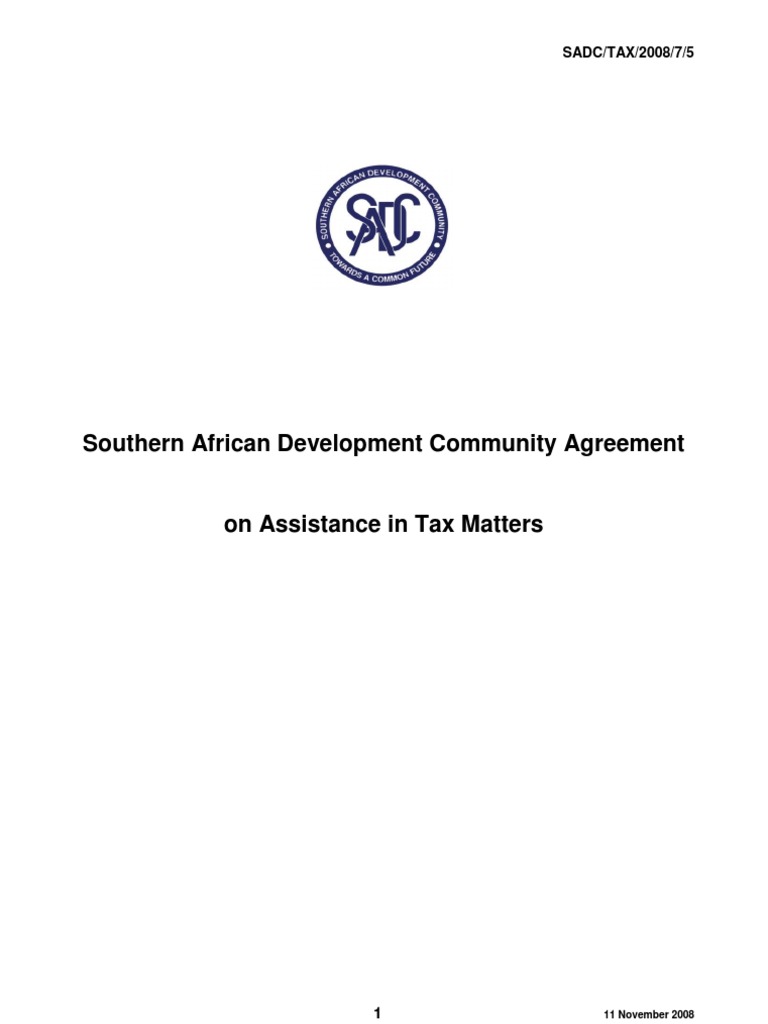 TIEA Agreement Between and | PDF | Finance & Money Management