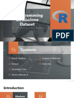 R Programming On Abalone Dataset