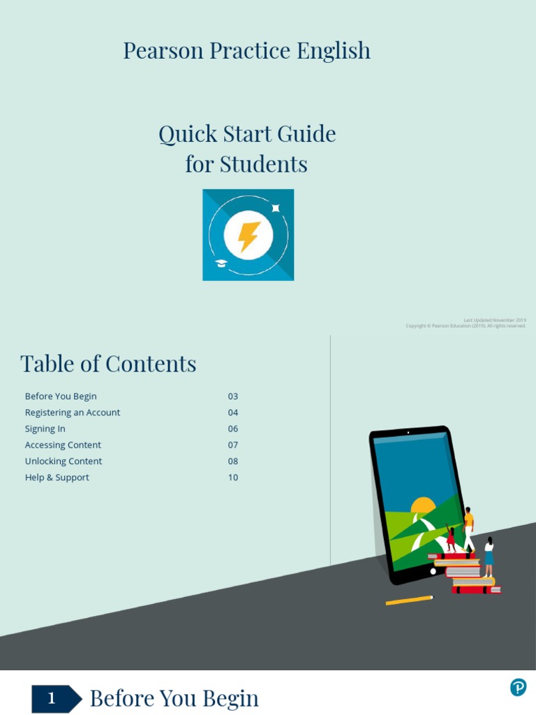 Pearson Practice English Quick Start Guide For Students Mygrammarlab