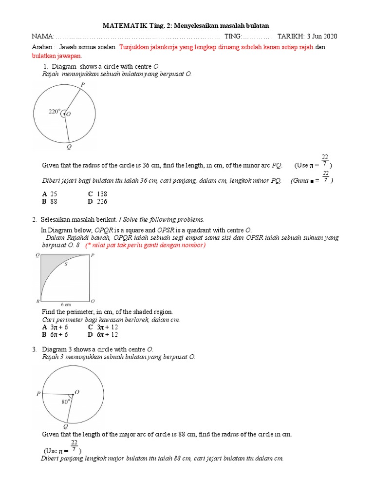 Bab 5 Bulatan 2 | PDF