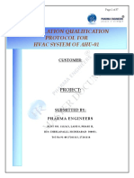 7.2 Installation Qualification Protocol for Air Handling Unit (1)