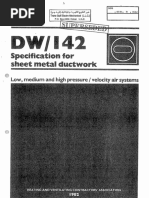 DW143 | PDF | Duct (Flow) | Specification (Technical Standard)