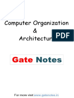 Computer Organization & Architecture: Notes