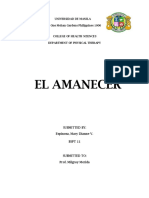 El Amanecer - Espinosa, MD-PT11 Research Final2