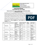 E-Auction Notice For Auction Sale of Immovable Properties With T&C For Website