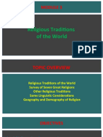 Religious Traditions of The World