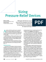 Sizing Pressure Relief Valve