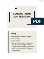 EVALUASI LAHAN NON PERTANIAN UNTUK PERMUKIMAN