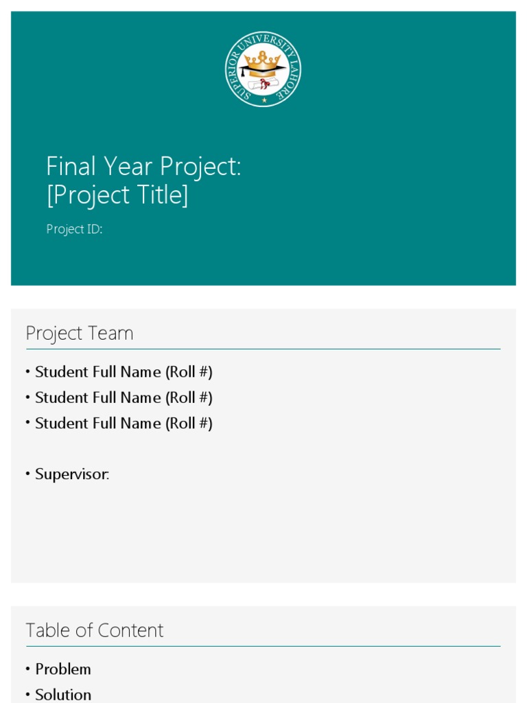 Template-06 - Project (Part-1) Defence Presentation | PDF