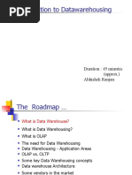 Introduction To Datawarehousing: Duration: 45 Minutes (Approx.) Abhishek Ranjan