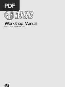 MGB Workshop Manual