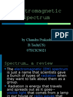 Electromagnetic Spectrum: by Chandra Prakash B.Tech (CS) 07ECICS021