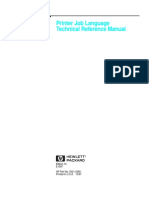 PJL Printer Job Language Tkref Technical Reference Manual