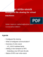 NFS Over Virtio-Vsock: Host/guest File Sharing For Virtual Machines