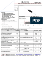 High Voltage Microwave Oven Rectifiers Diodes: 450ma 12kV