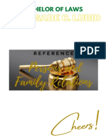 Renegade C. Lubid: Persons and Family Relations