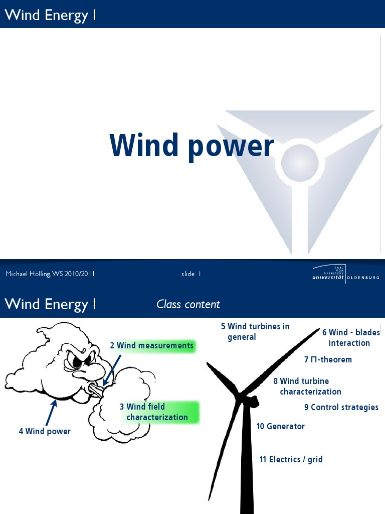 An Introduction to Wind Energy Exploring the Theoretical Limits of Wind Power Extraction