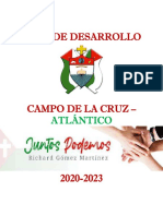 PDM Campo de La Cruz 20202023 Consolidado Diagnostcoplan Estrategicoplan Plurianual Inversiones Removed