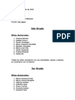 Informe 3er Lapso Ingles 2º y 3º Grado