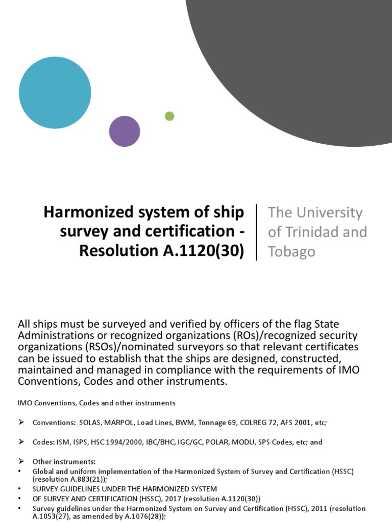 HSSC Guidelines for Ship Surveys | PDF | Ships | Safety