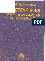 122-Felsefeye Girish-Temel Qavramlar Ve Quramlar(Kazimierz Adjukiewicz) (Cheviri-Ahmet Cevizci) (Istanbul-1994)