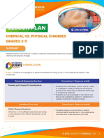Chemical Vs Physical Changes Lesson Plan GG