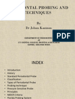 Periodontal Probing and Techniques JC