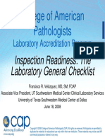 College of American Pathologists: Laboratory Accreditation Program