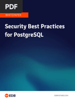 Security Best Practices For Postgresql: Whitepaper