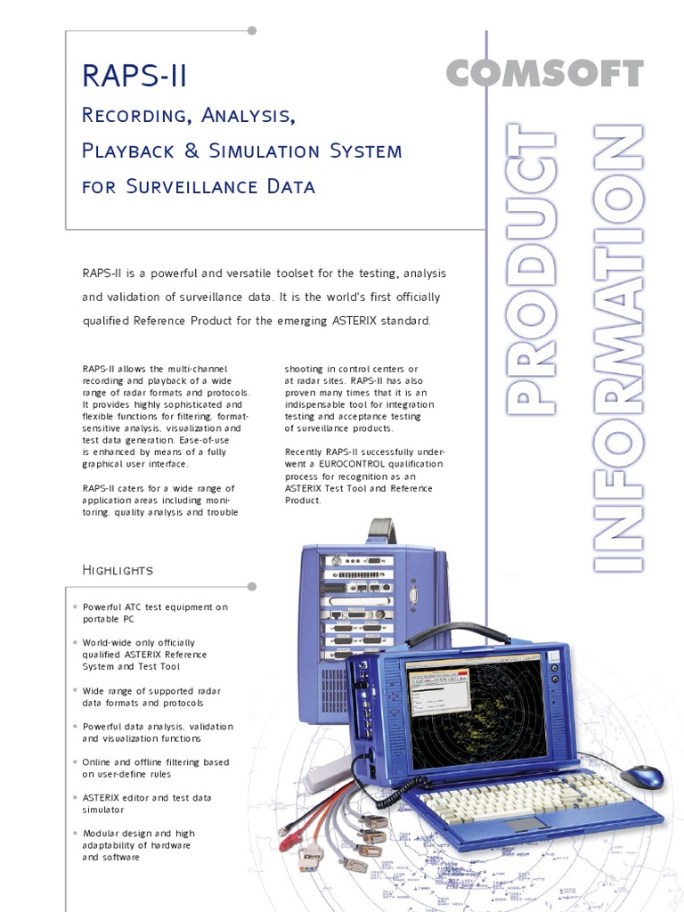 RAPS-II analyzes and validates ASTERIX surveillance data | PDF ...