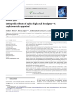 Orthopedic Effects of Splint High-Pull Headgear-A Cephalometric Appraisal