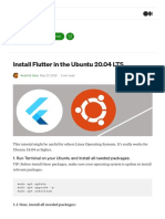 Install Flutter in The Ubuntu 20.04 LTS - by André B. Silva - Medium