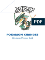 Pokemon Changes