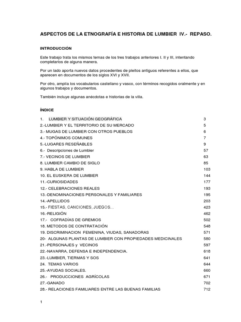 Aspectos de La Etnografía e Historia de Lumbier IV | PDF | Agricultura