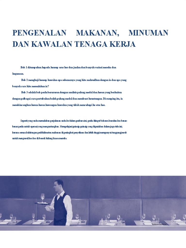 Konsep Kos dan Jualan Restoran | PDF