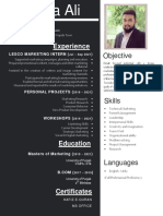 Marketing Fresh Graduate CV